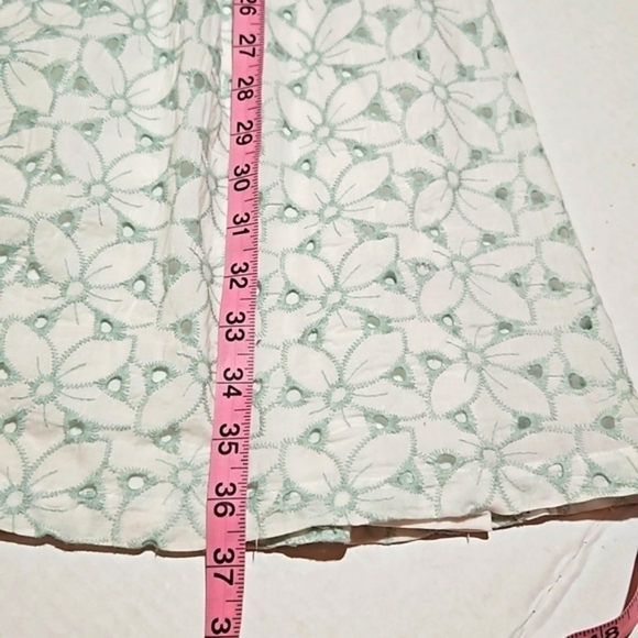 Limited | White Eyelet Fit and Flare Dress - Picture 9 of 11